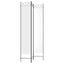 3-panels rumdeler 120x220 cm stof hvid