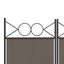 3-panels rumdeler 120x220 cm stof antracitgrå