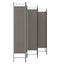 5-panels rumdeler 240x220 cm stof antracitgrå