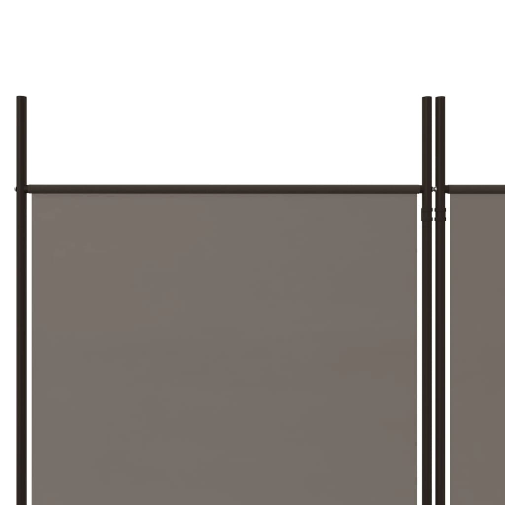 3-panels rumdeler 150x180 cm stof antracitgrå