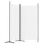 2-panels rumdeler 175x180 cm stof hvid