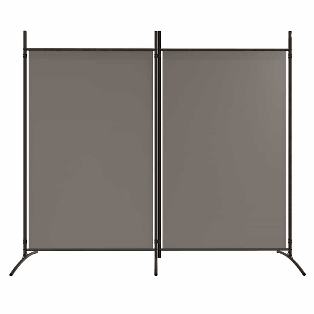2-panels rumdeler 175x180 cm stof antracitgrå
