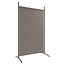 2-panels rumdeler 175x180 cm stof antracitgrå