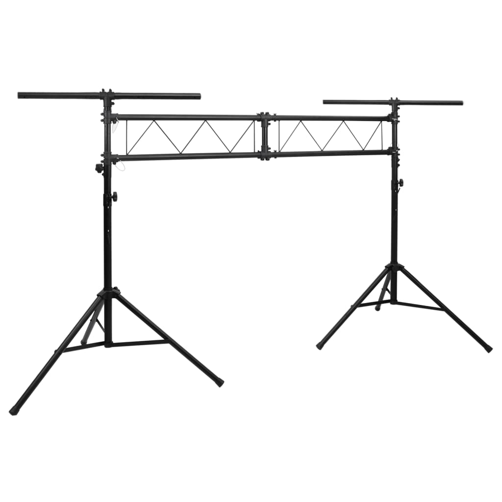 lampestativ 338x115x(180-300) cm stål sort billede