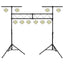 lampestativ 338x115x(180-300) cm stål sort