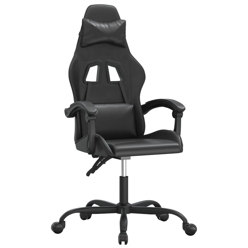 drejelig gamingstol kunstlæder sort