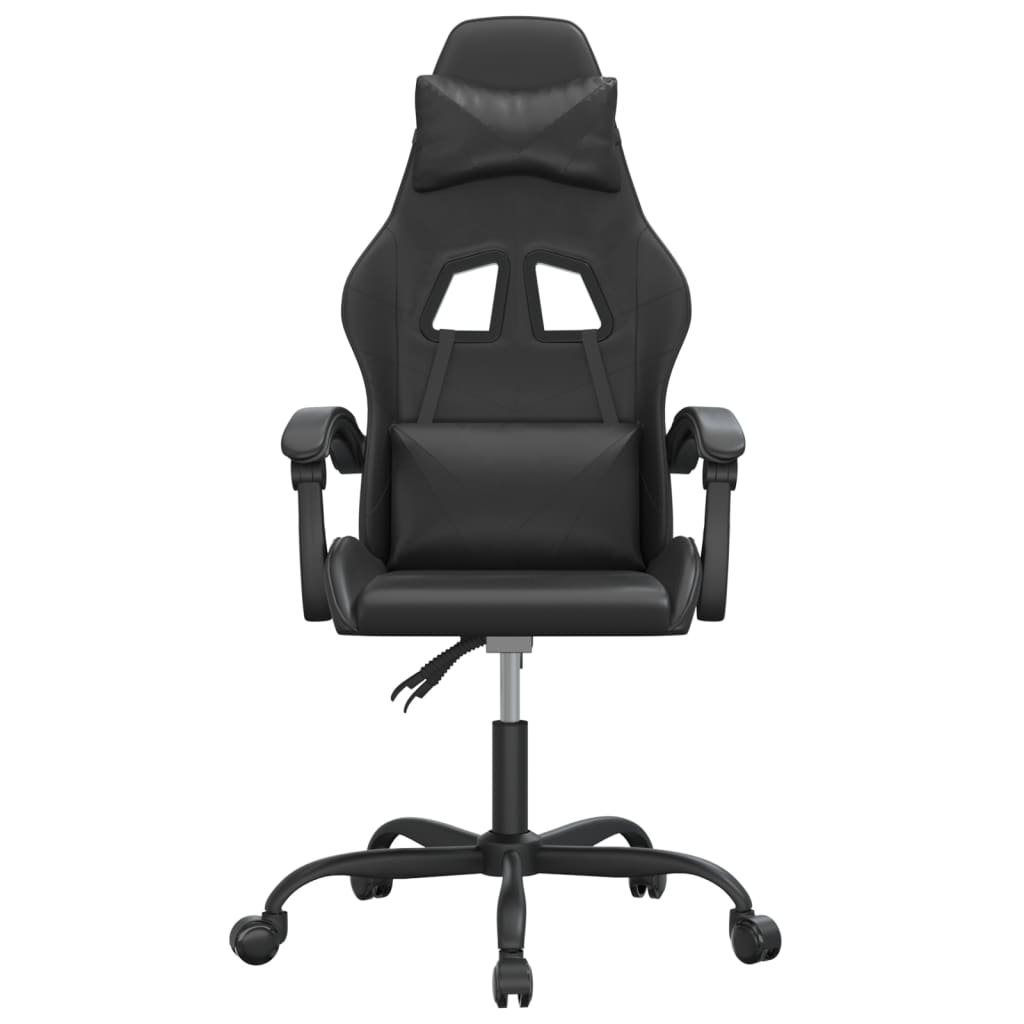 drejelig gamingstol kunstlæder sort