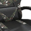 drejelig gamingstol kunstlæder sort og camouflage