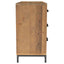 skænk 110x35x70 cm massivt fyrretræ brun