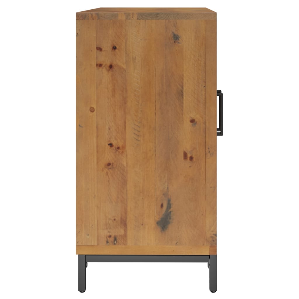 skænk 75x35x70 cm massivt fyrretræ brun