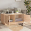 sofabord 80x50x35 cm massivt fyrretræ