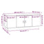 sofabord 100x50x41 cm massivt fyrretræ