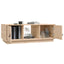 sofabord 100x50x35 cm massivt fyrretræ