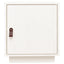sengeborde 2 stk. 40x34x45 cm massivt fyrretræ hvid