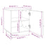 sengeborde 2 stk. 40x34x45 cm massivt fyrretræ gyldenbrun