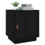sengebord 40x34x45 cm massivt fyrretræ sort