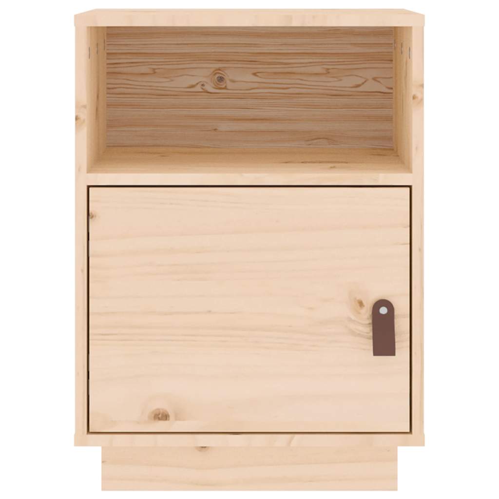 sengeborde 2 stk. 40x34x55 cm massivt fyrretræ