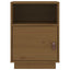 sengeborde 2 stk. 40x34x55 cm massivt fyrretræ gyldenbrun