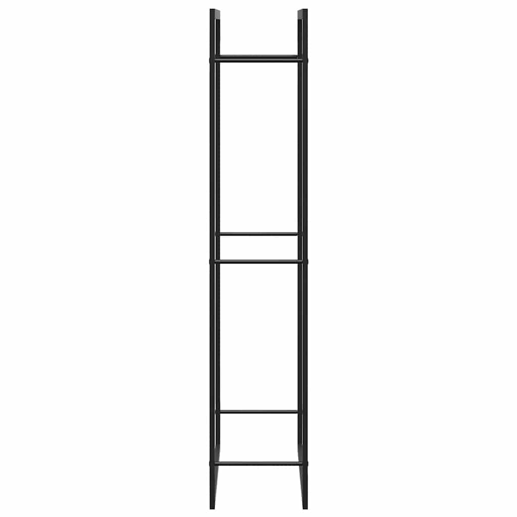 brænderist mat sort 80x28x154 cm stål