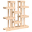 plantestativ 104,5x25x109,5 cm massivt fyrretræ