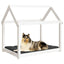 hundeseng 101x70x90 cm massivt fyrretræ hvid