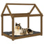 hundeseng 101x70x90 cm massivt fyrretræ gyldenbrun