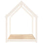 hundeseng 111x80x100 cm massivt fyrretræ hvid