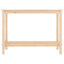 konsolbord 110x40x80 cm massivt fyrretræ