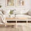 sofabord 118x63x45 cm massivt fyrretræ