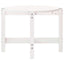 sofabord 118x63x45 cm massivt fyrretræ hvid