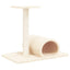 kradsetræ med tunnel 60x34,5x50 cm cremefarvet