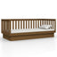 daybed 80x200 cm massivt fyrretræ gyldenbrun
