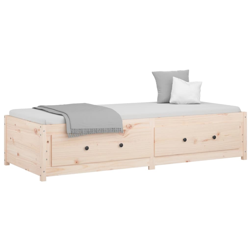 daybed uden madras 80x200 cm massivt fyrretræ