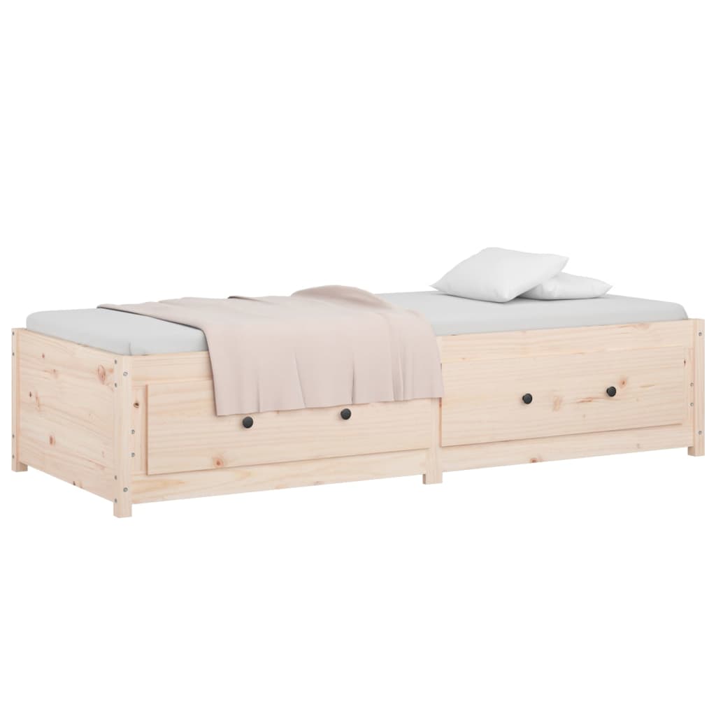 daybed uden madras 80x200 cm massivt fyrretræ