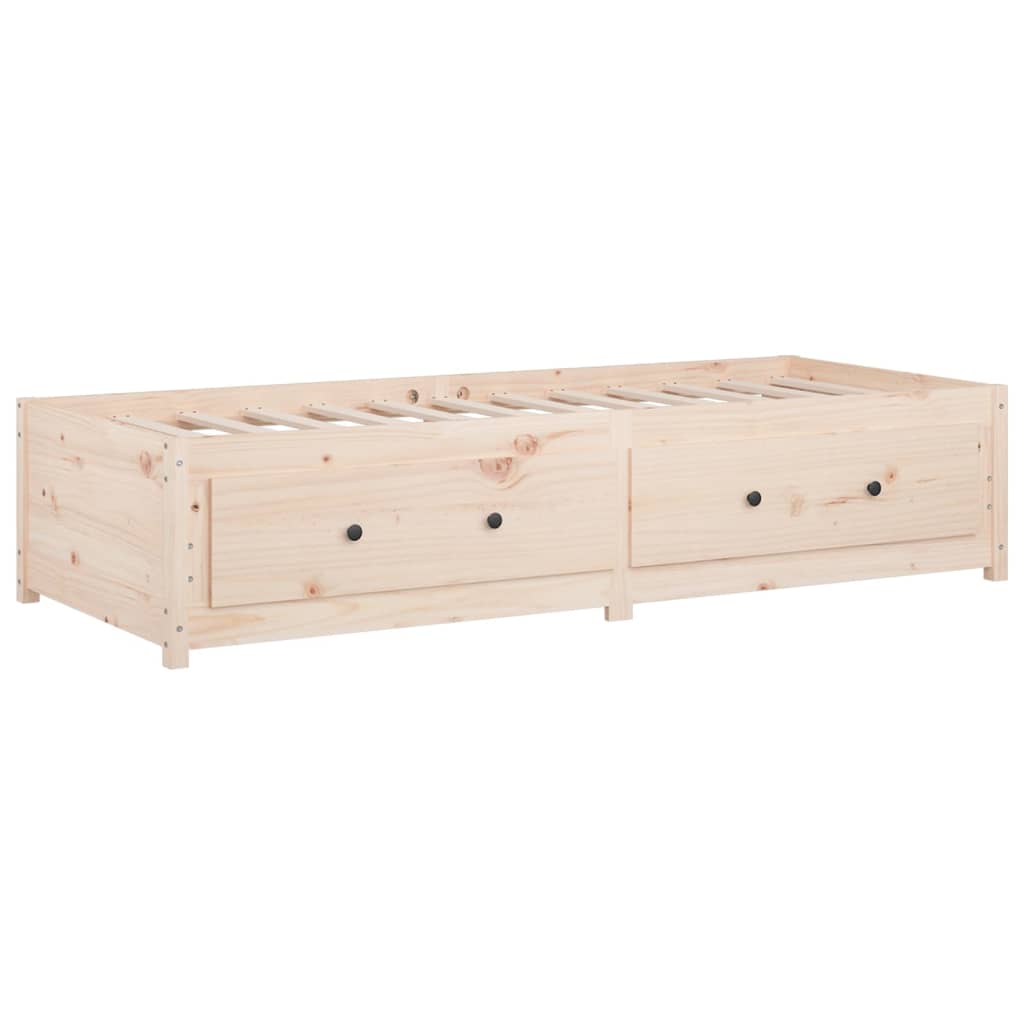 daybed uden madras 80x200 cm massivt fyrretræ