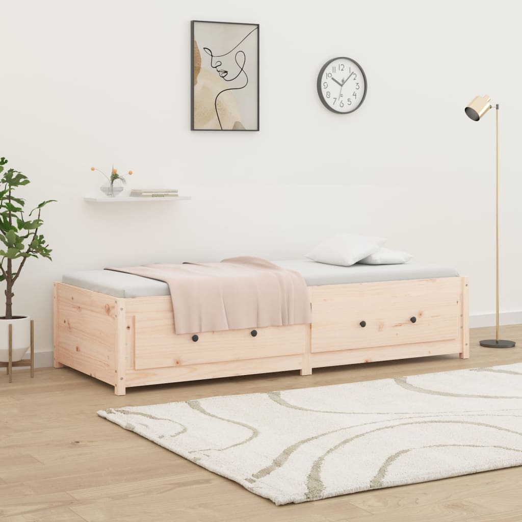 dagseng 75x190 cm Lille enkelt massivt træ fyr