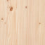sengeramme uden madras 80x200 cm massivt fyrretræ