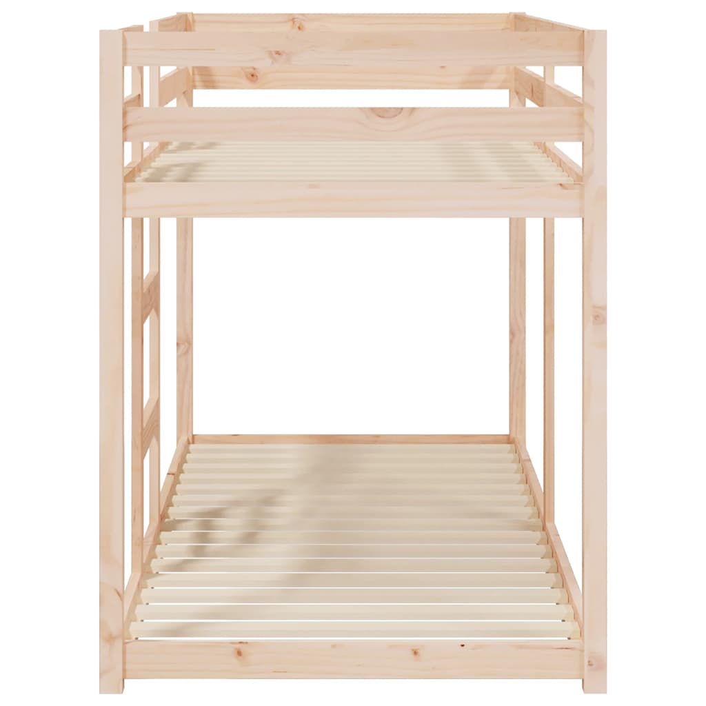 køjeseng 80x200 cm massivt fyrretræ