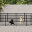 udendørs hundegård 13,14 m² stål