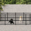 udendørs hundegård 18,77 m² stål