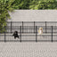 udendørs hundegård 14,11 m² stål
