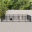 udendørs hundegård 23,52 m² stål