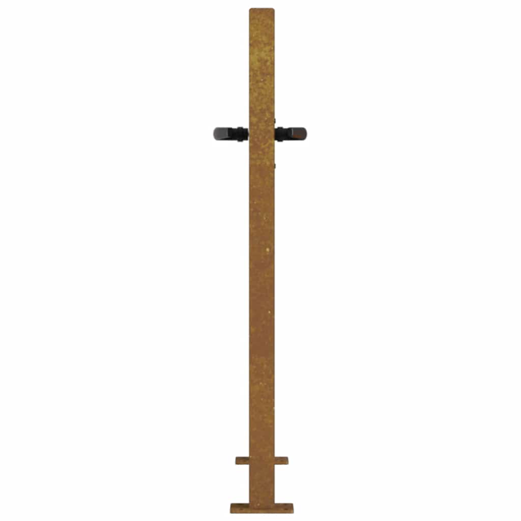 havelåge 100x75 cm cortenstål trædesign