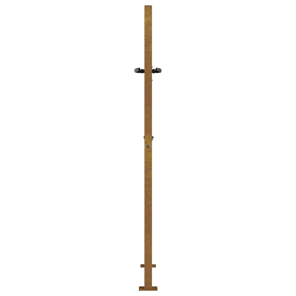 havelåge 100x150 cm cortenstål trædesign