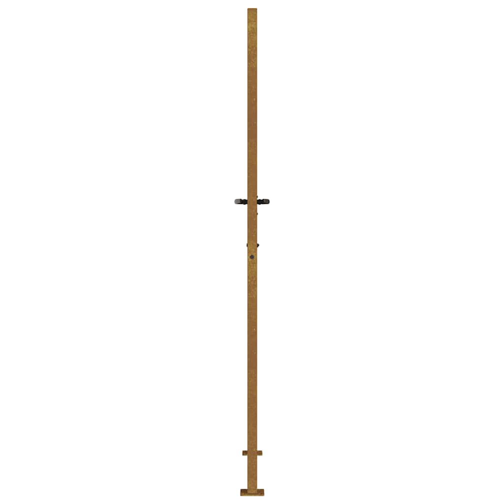 havelåge 100x175 cm cortenstål græsdesign