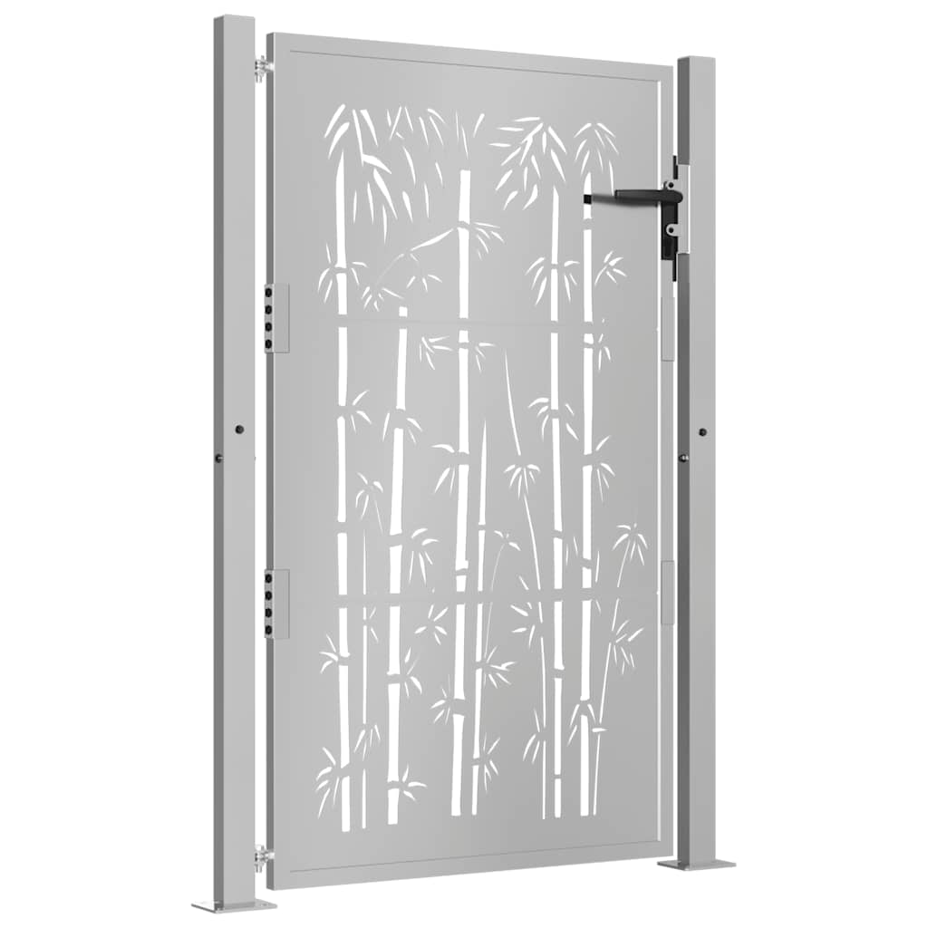 havelåge 100x150 cm cortenstål bambusdesign
