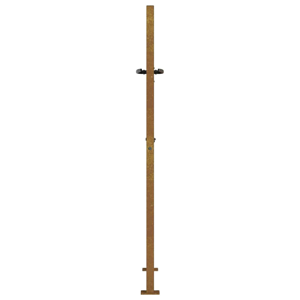 havelåge 100x150 cm cortenstål bambusdesign