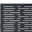 havelåge antracitgrå 100x200 cm stål firkantet design