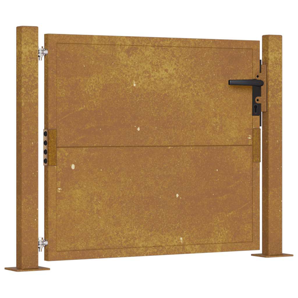 havelåge 100x75 cm cortenstål