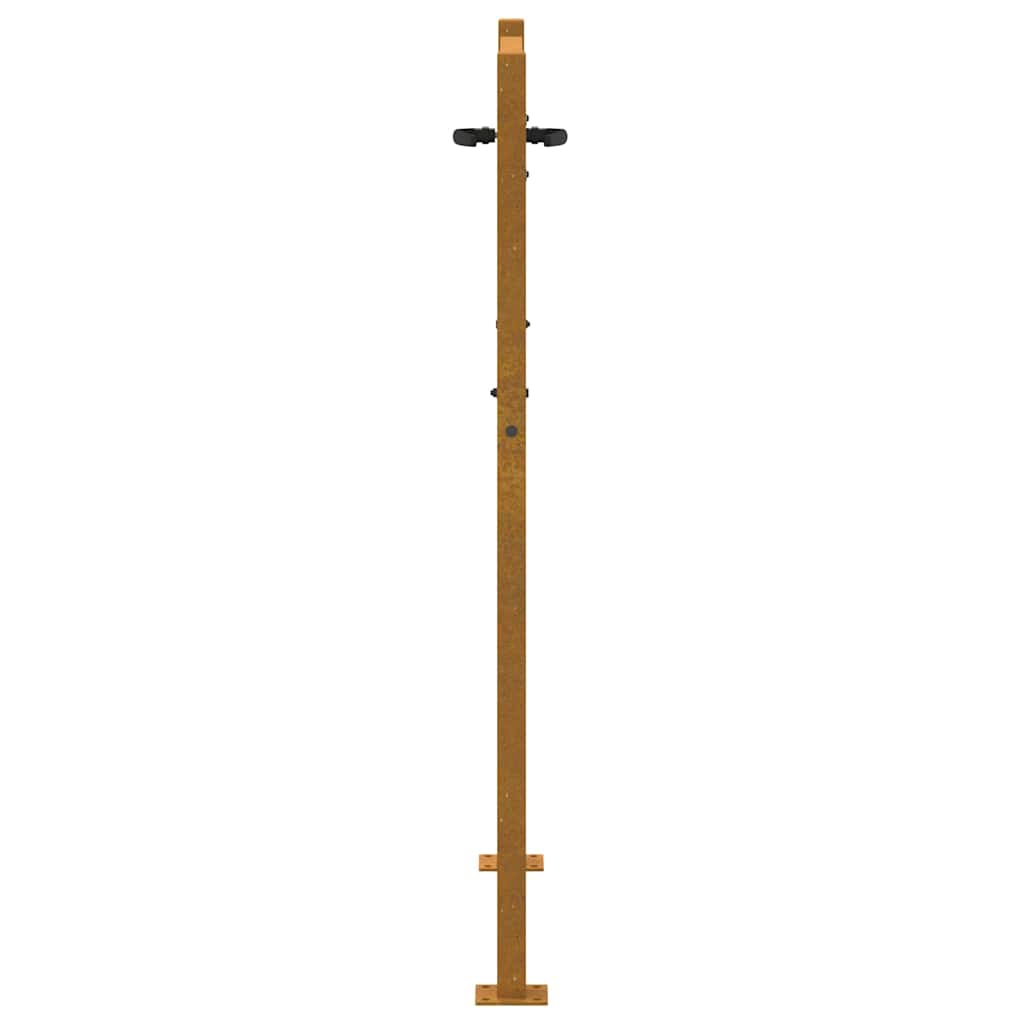 havelåge 100x150 cm cortenstål trædesign